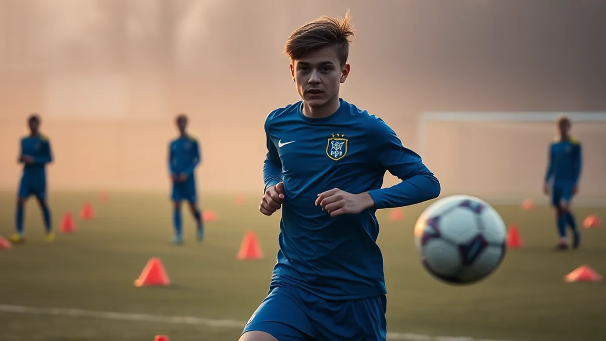 J. Cruz: El talento emergente del mediocampo de Real Oviedo